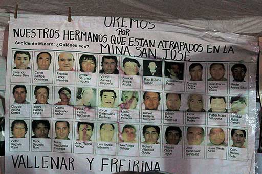 Фотографии 33 шахтеров Чили их спасут